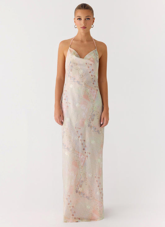 In The Sky Maxi Dress - Mystic Paisley Peppermayo Exclusive