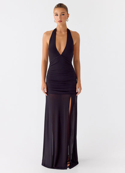 Island Muse Maxi Dress - Black Peppermayo Exclusive