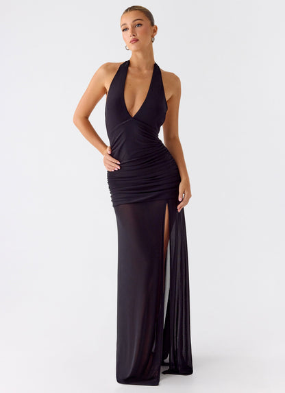 Island Muse Maxi Dress - Black Peppermayo Exclusive