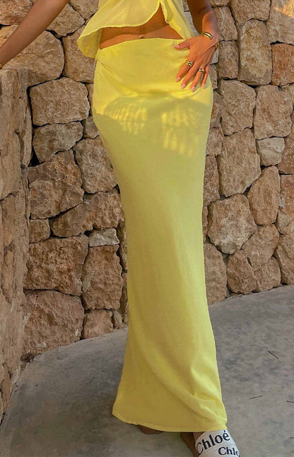 Jacqulin Yellow Maxi Skirt BB Exclusive