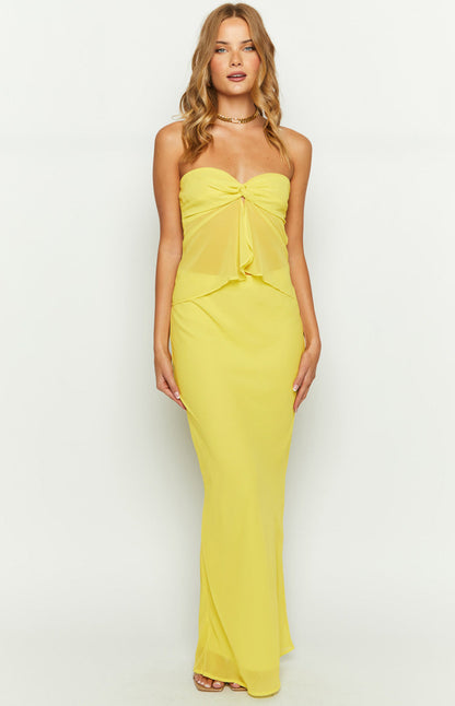 Jacqulin Yellow Maxi Skirt BB Exclusive