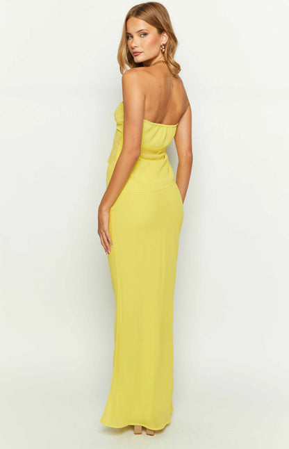 Jacqulin Yellow Maxi Skirt BB Exclusive