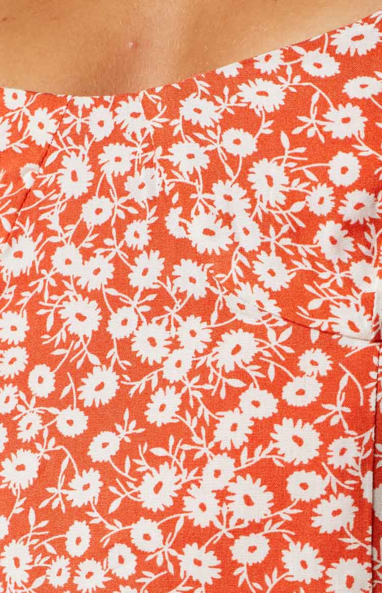 Jessie Midi Dress Orange BB Exclusive