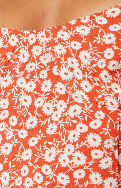 Jessie Midi Dress Orange BB Exclusive