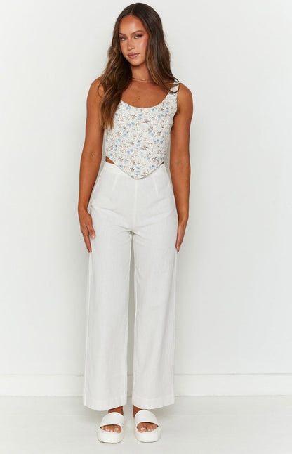 Julian Linen Pants White BB Exclusive