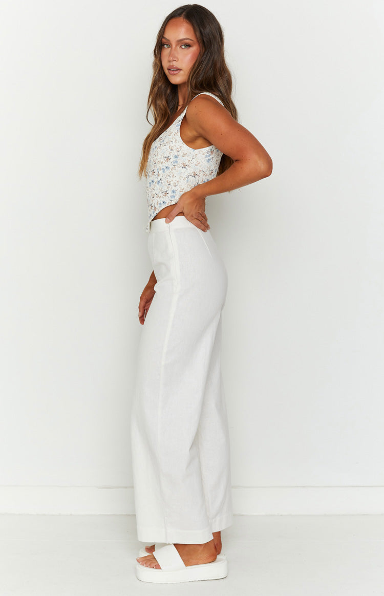 Julian Linen Pants White BB Exclusive