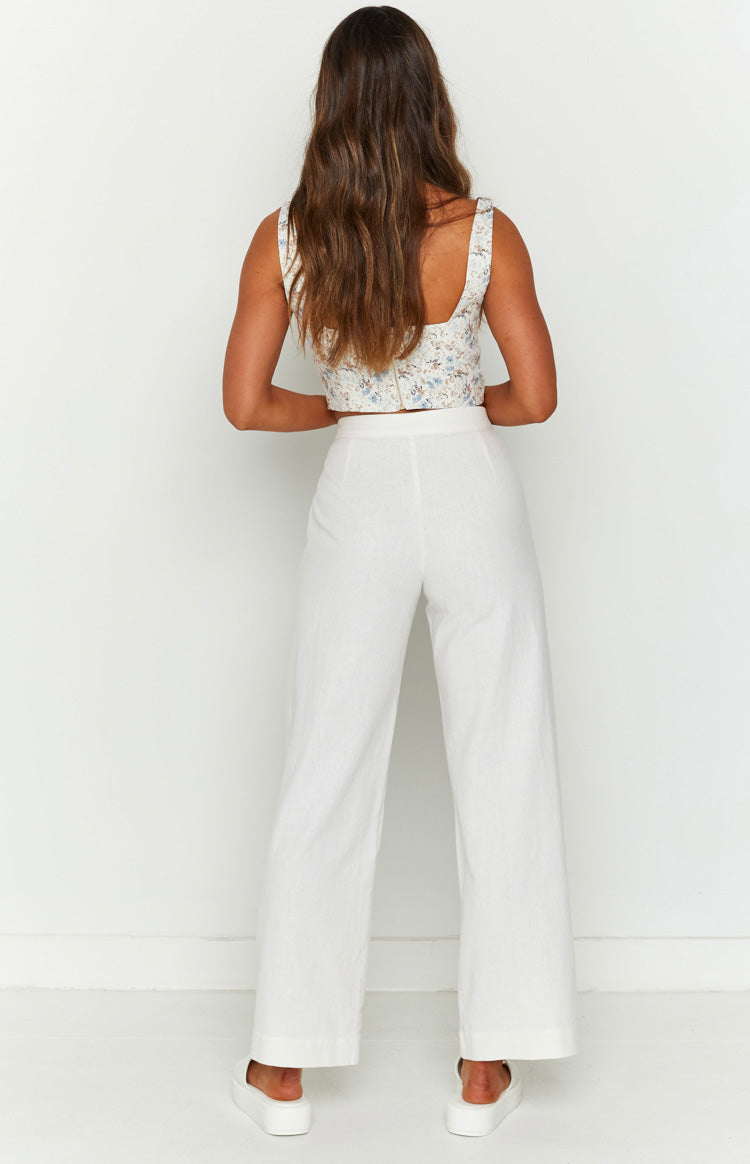 Julian Linen Pants White BB Exclusive