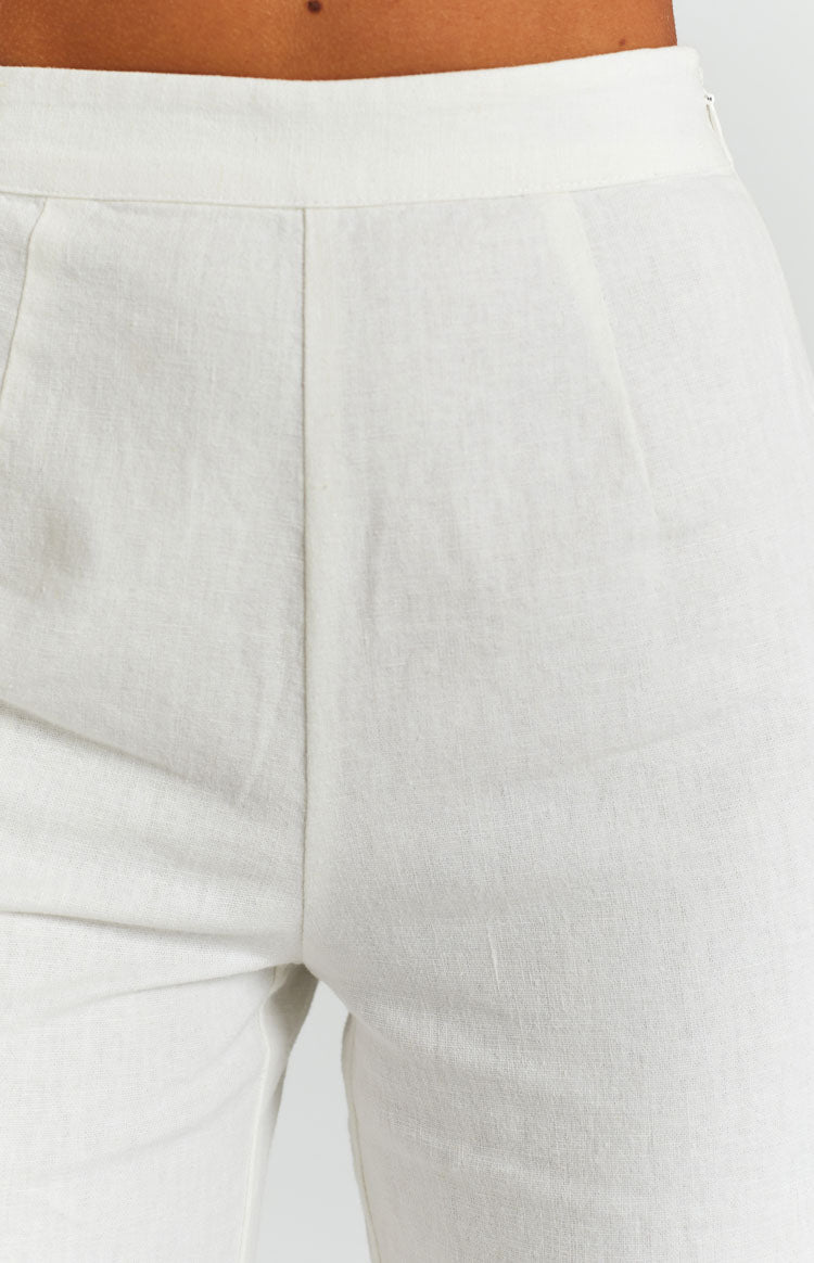 Julian Linen Pants White BB Exclusive
