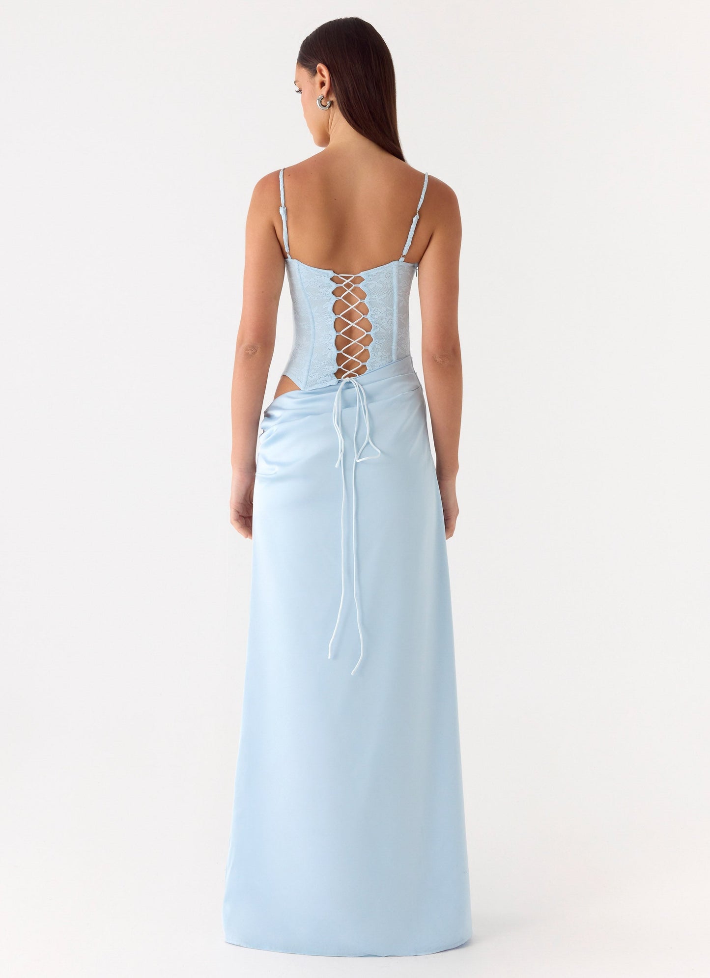 Kalila Corset Maxi Dress - Blue Peppermayo Exclusive