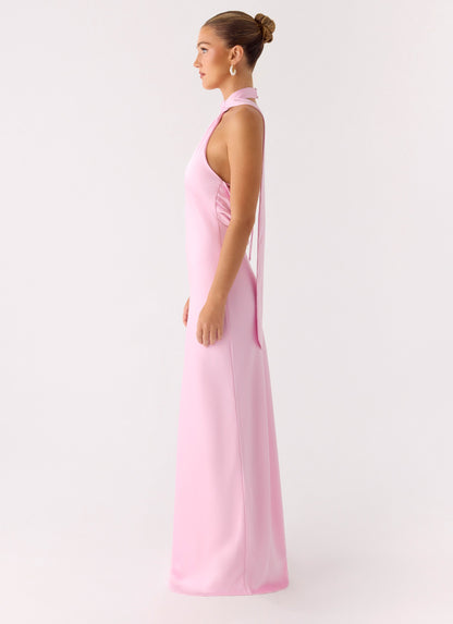 Keena Scarf Maxi Dress - Pink Peppermayo Exclusive