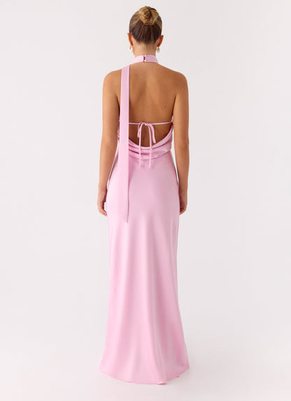 Keena Scarf Maxi Dress - Pink Peppermayo Exclusive