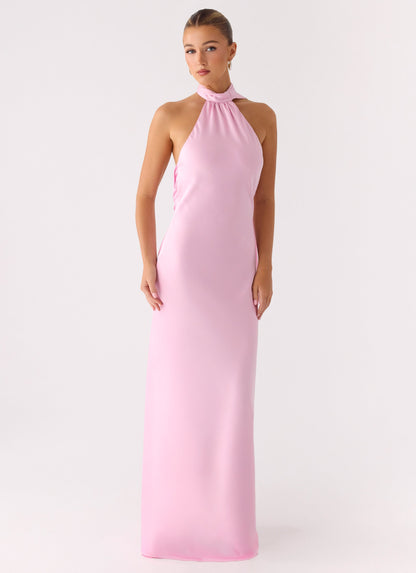Keena Scarf Maxi Dress - Pink Peppermayo Exclusive