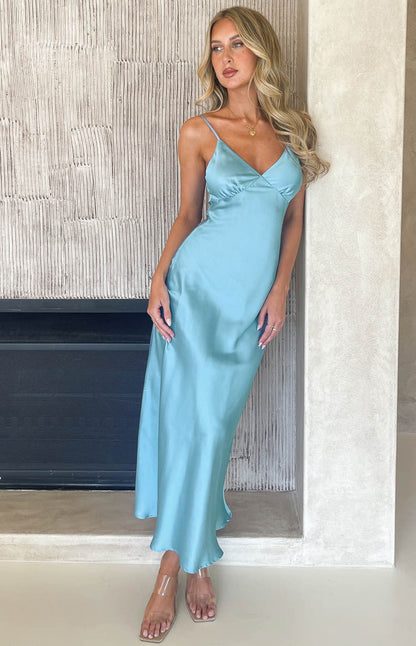 Lissandra Blue Formal Maxi Dress BB Exclusive