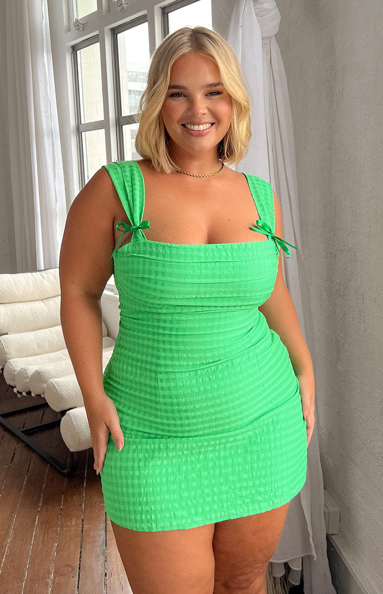 Layla Green Tie Back Mini Dress BB Exclusive