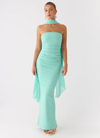 Libra Maxi Dress - Aqua Peppermayo Exclusive