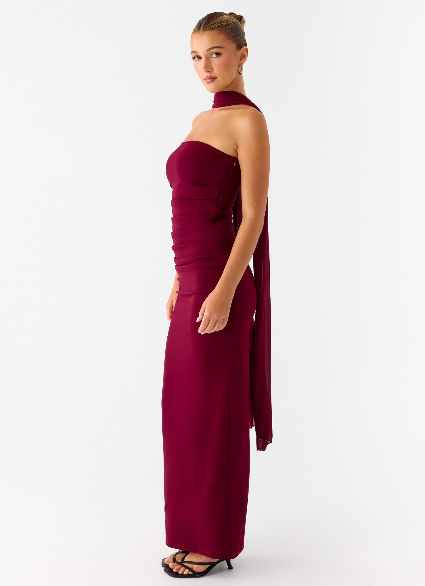 Libra Maxi Dress - Dark Cherry Peppermayo Exclusive