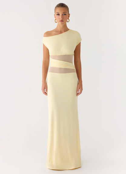 Like Honey Maxi Dress - Butter Yellow Peppermayo Exclusive