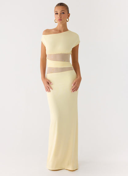 Like Honey Maxi Dress - Butter Yellow Peppermayo Exclusive