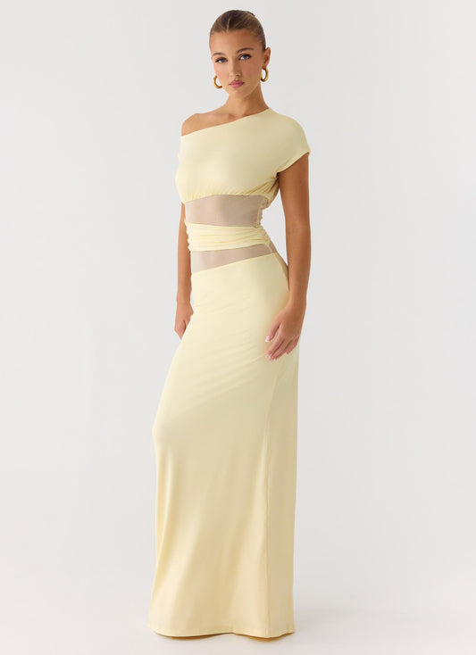 Like Honey Maxi Dress - Butter Yellow Peppermayo Exclusive