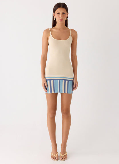 Lion Heart Knit Mini Dress - Ivory Peppermayo Exclusive