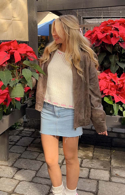 Lioness Kenny Chocolate Bomber Jacket BB Exclusive