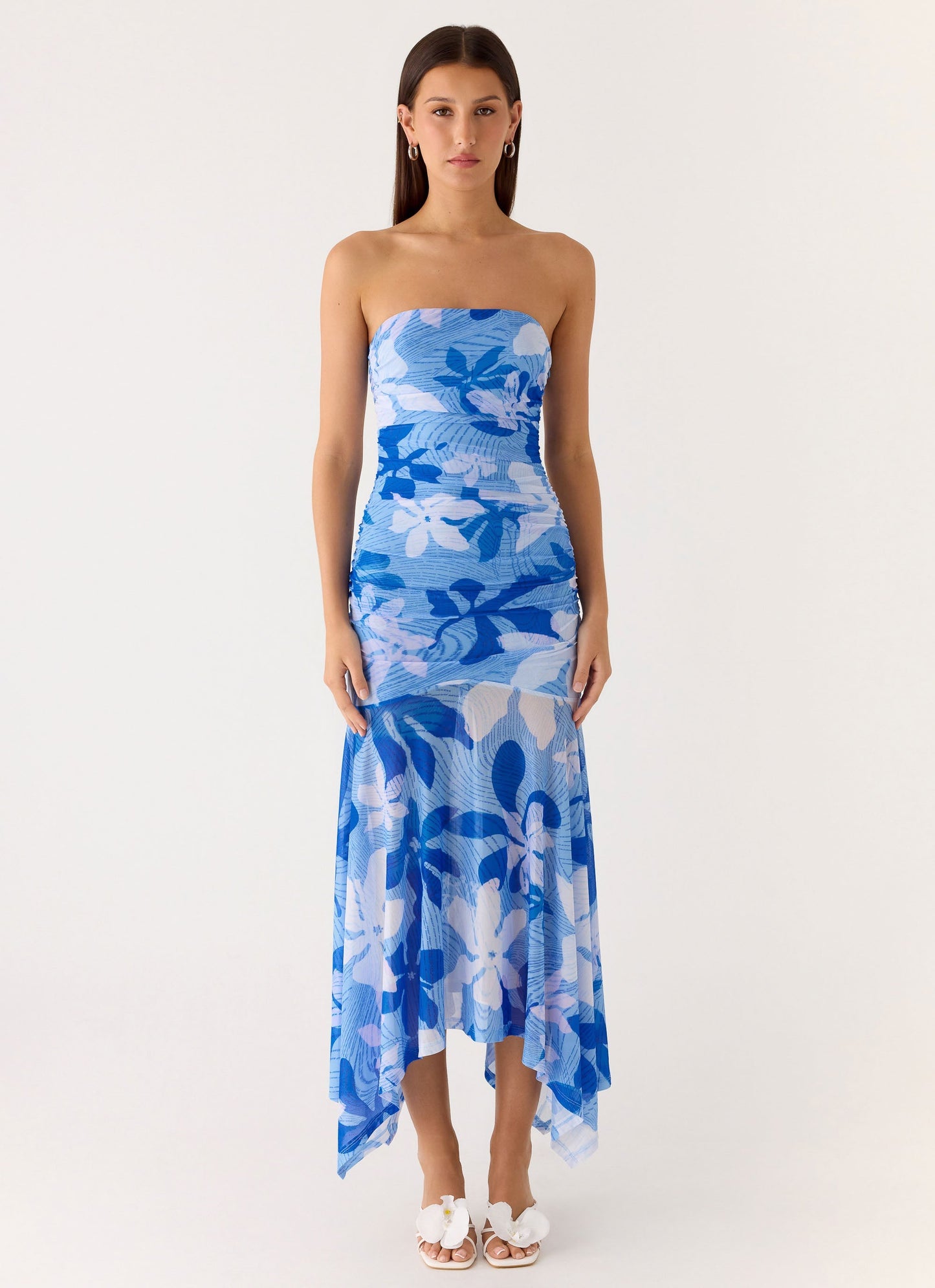 Lo Siento Midi Dress - Indigo Garden Peppermayo Exclusive