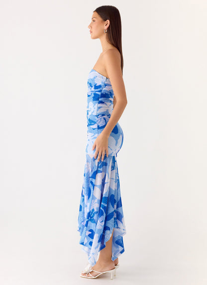 Lo Siento Midi Dress - Indigo Garden Peppermayo Exclusive