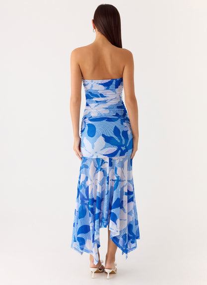 Lo Siento Midi Dress - Indigo Garden Peppermayo Exclusive