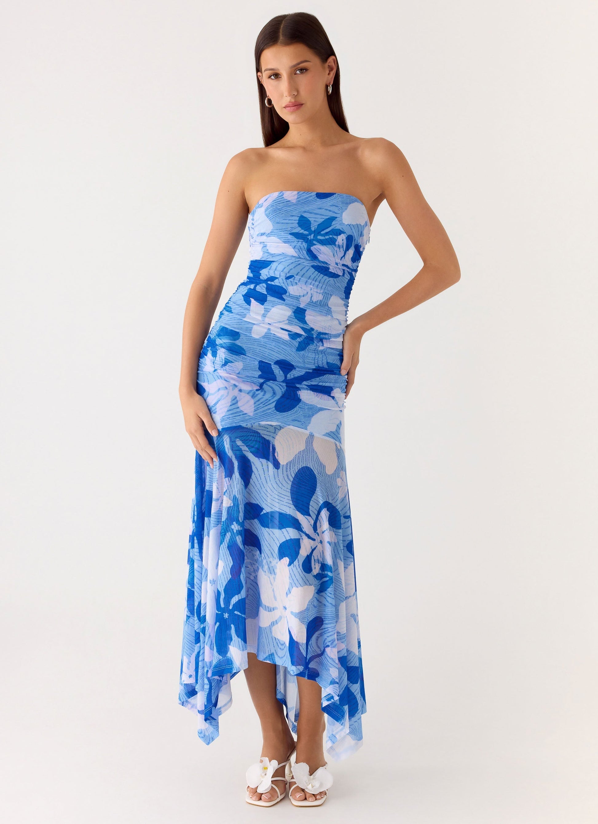 Lo Siento Midi Dress - Indigo Garden Peppermayo Exclusive
