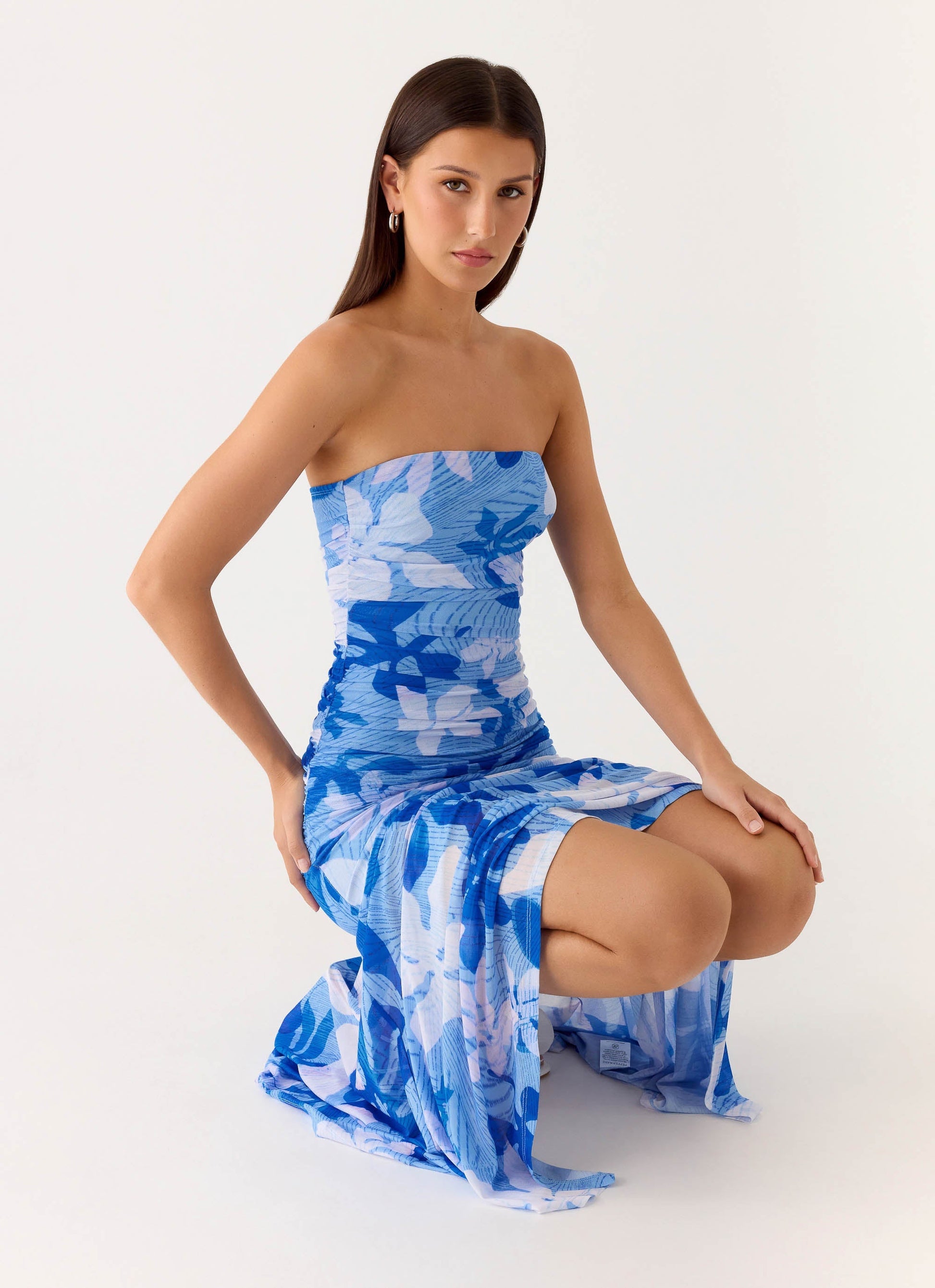 Lo Siento Midi Dress - Indigo Garden Peppermayo Exclusive