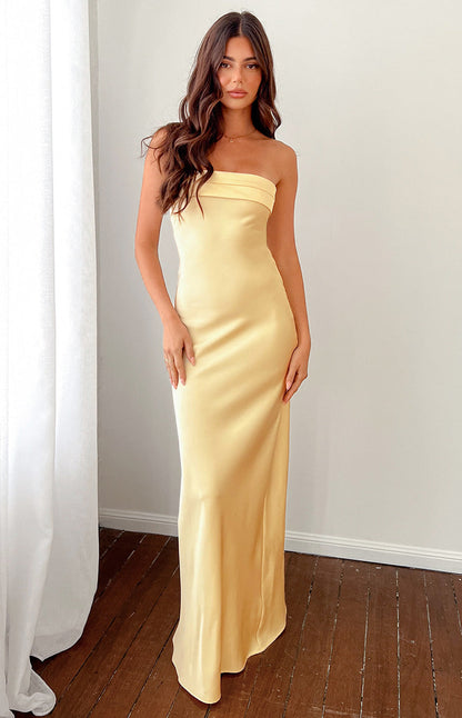 Maiah Yellow Maxi Dress BB Exclusive