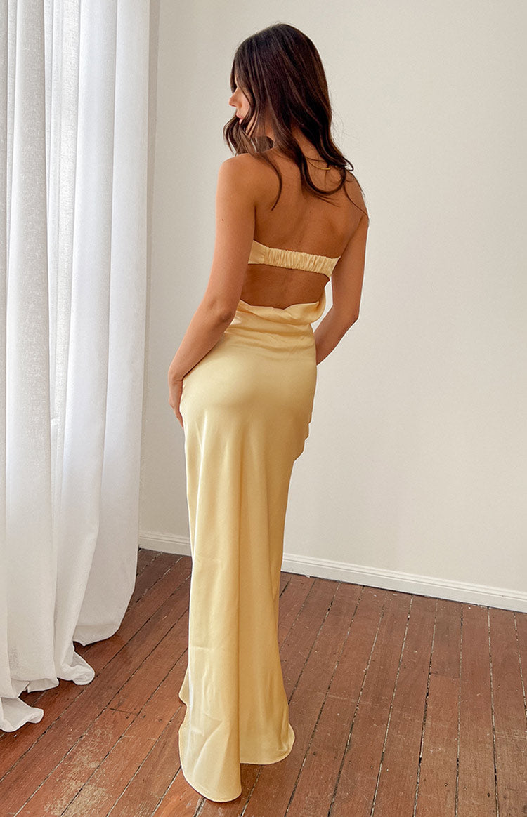 Maiah Yellow Maxi Dress BB Exclusive