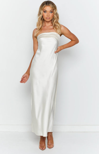 Maiah White Maxi Dress BB Exclusive