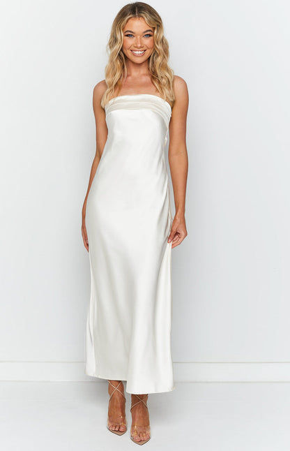 Maiah White Maxi Dress BB Exclusive