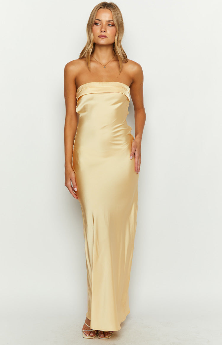 Maiah Yellow Maxi Dress BB Exclusive