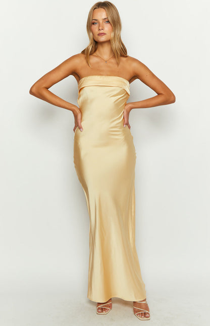 Maiah Yellow Maxi Dress BB Exclusive