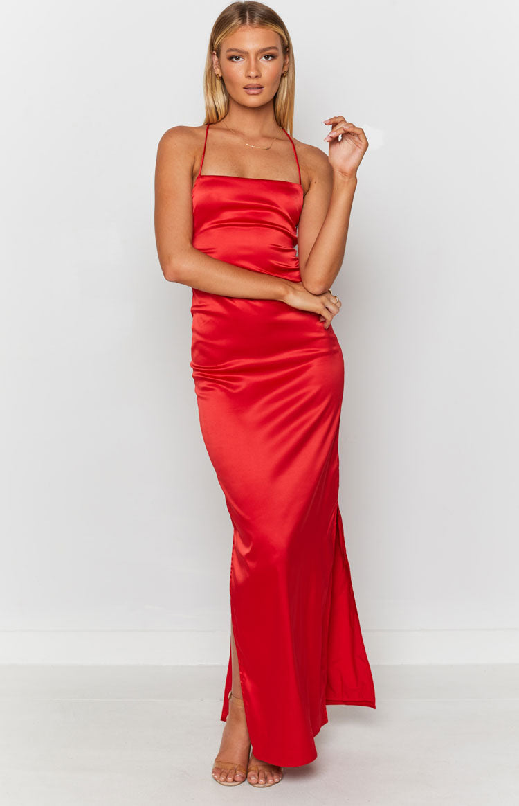 Manhattan Slip Formal Dress Cherry BB Exclusive