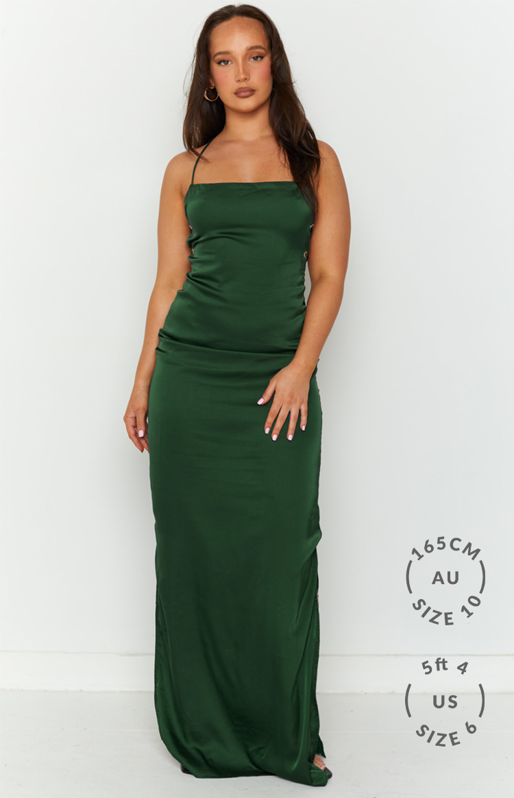 Manhattan Slip Formal Dress Emerald BB Exclusive