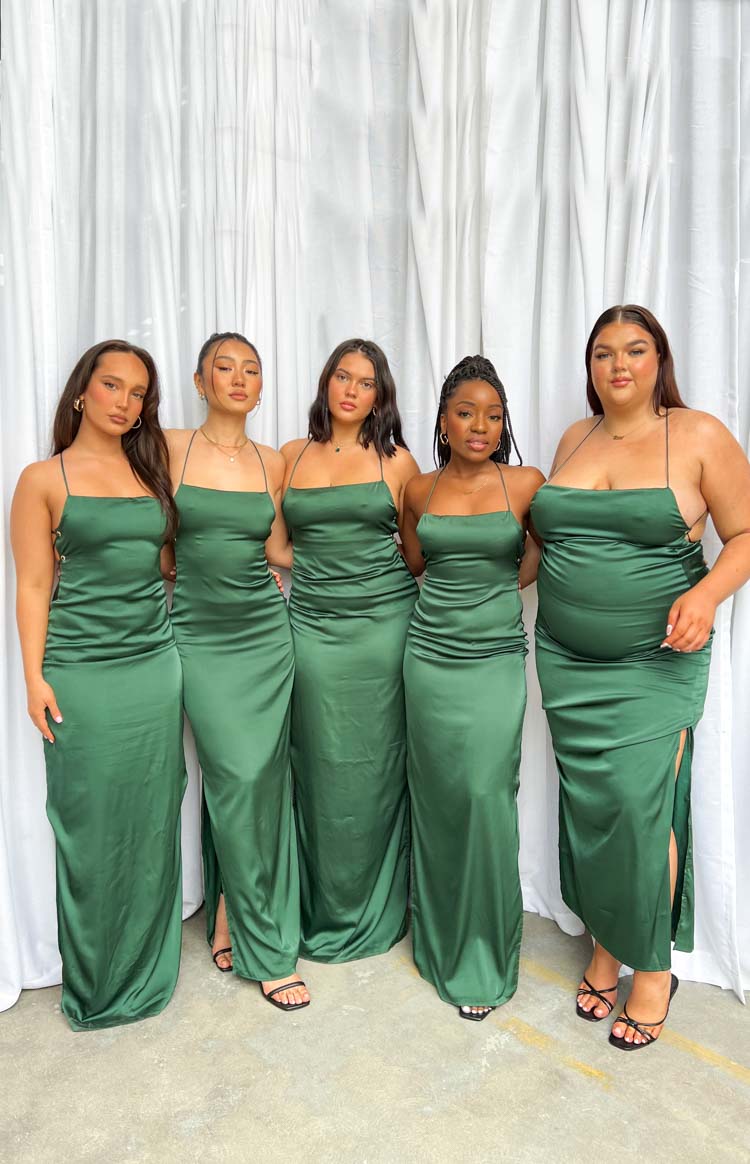 Manhattan Slip Formal Dress Emerald BB Exclusive