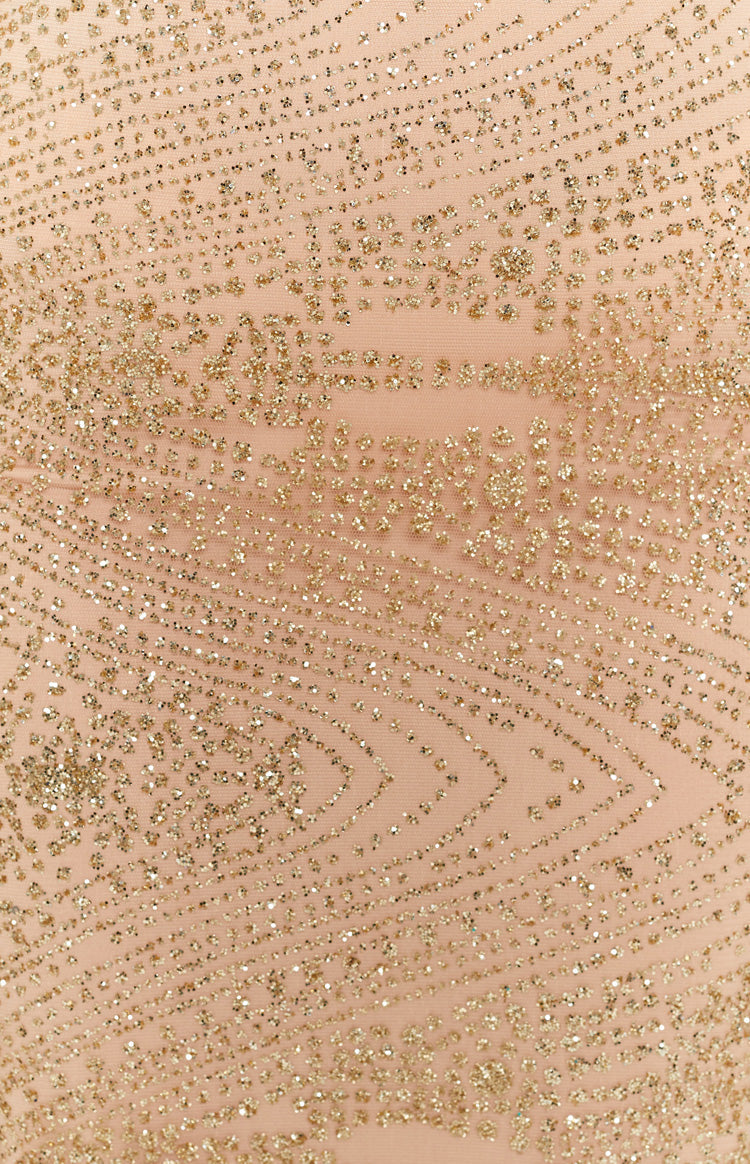 Manhattan Slip Formal Dress Gold BB Exclusive