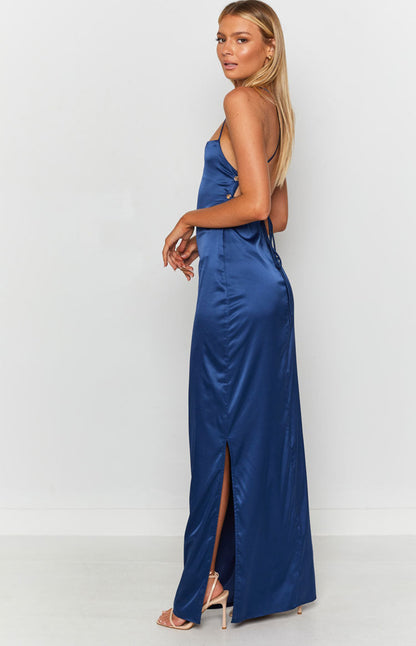Manhattan Slip Formal Dress Navy BB Exclusive