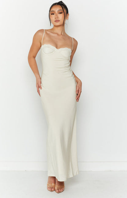 Mariana Cream Lace Bust Midi Dress BB Exclusive
