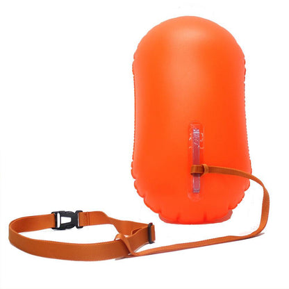 Swimming pool Buoy Tow Floats Inflatable Life Saving Swim Buoy PVC Inflated Air Drying Bag Drift Bag  pool accessory Open Water Beauty World Shop