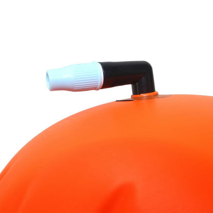 Swimming pool Buoy Tow Floats Inflatable Life Saving Swim Buoy PVC Inflated Air Drying Bag Drift Bag  pool accessory Open Water Beauty World Shop