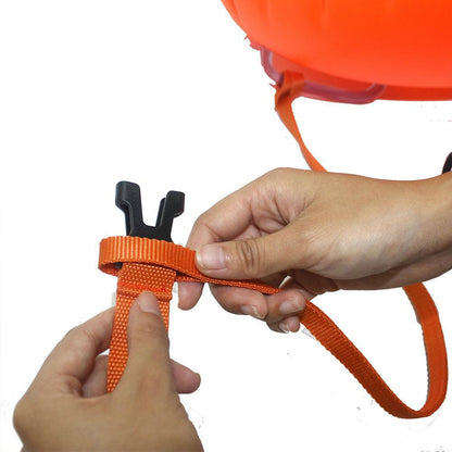 Swimming pool Buoy Tow Floats Inflatable Life Saving Swim Buoy PVC Inflated Air Drying Bag Drift Bag  pool accessory Open Water Beauty World Shop