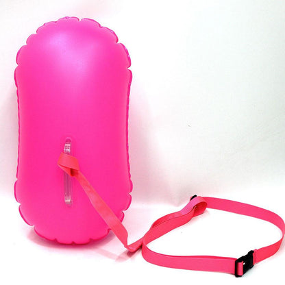Swimming pool Buoy Tow Floats Inflatable Life Saving Swim Buoy PVC Inflated Air Drying Bag Drift Bag  pool accessory Open Water Beauty World Shop