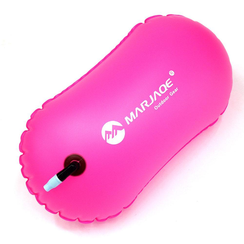 Swimming pool Buoy Tow Floats Inflatable Life Saving Swim Buoy PVC Inflated Air Drying Bag Drift Bag  pool accessory Open Water Beauty World Shop