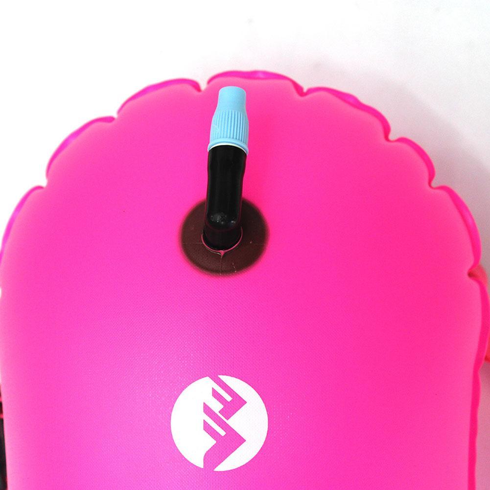 Swimming pool Buoy Tow Floats Inflatable Life Saving Swim Buoy PVC Inflated Air Drying Bag Drift Bag  pool accessory Open Water Beauty World Shop