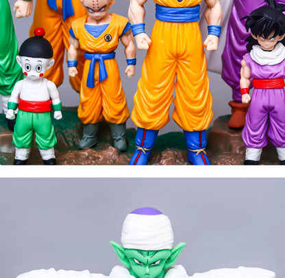 Anime Dragon Ball Kids Krillin Son Gohan Trunks Action Figures PVC Model Collection Desktop Decoration Toys Kids Birthday Gifts Beauty World Shop