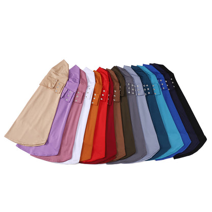 New Instant Jersey Hijab Undercap Hijabs for Woman Muslim Women Hijab Cap Full Cover Snap Fastener Head Wraps Scarf Islam Turban Beauty World Shop